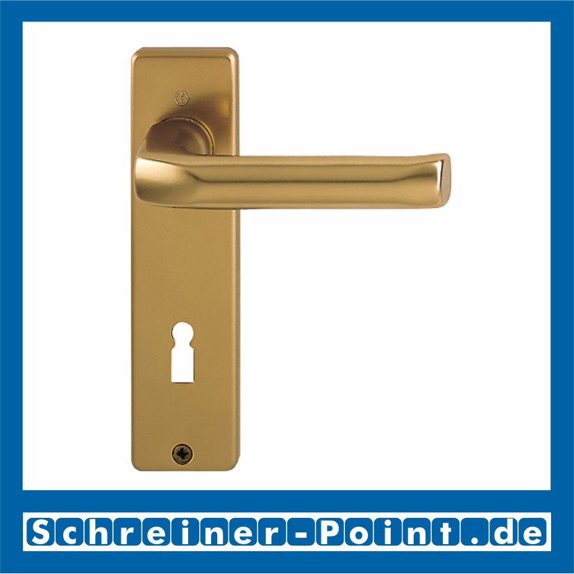 Hoppe London Aluminium Kurzschildgarnitur F4 Bronzefarben 113/202KP, 6746598, 6746853, 6746820, 6765226